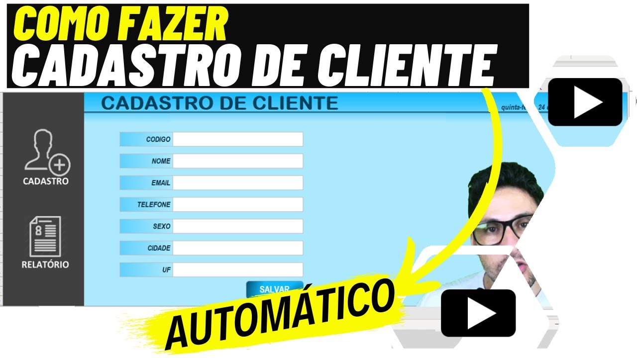 Como fazer um cadastro de cliente automático com gravador de MACRO