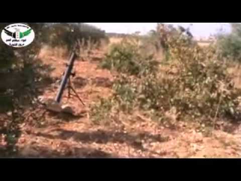 استهداف  قوات النظام بقذائف الهاون من قبل لواء سهام الحق في محافظة إدلب