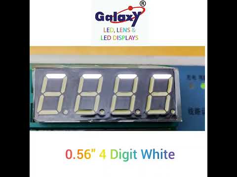 0.56 Inch 4 Digit Seven Segment Display in Galaxy Brand