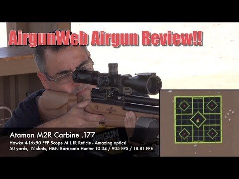 Ataman M2 Carbine .177 Part 2 - 50 yards with a .177?? I guess we’ll see! - Review by AirgunWeb