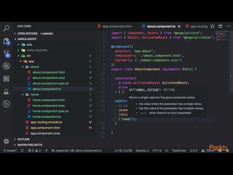 Modern Web Design Patterns in Angular 8 Defining Routes | packtpub com
