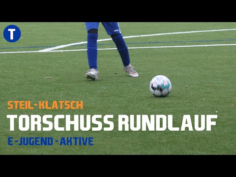 Steil-Klatsch Rundlauf mit Torschuss - Trainer sein im #fußball