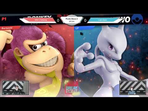 Breakpoint Ultimate FOUR Pools - Luigi player (King K. Rool, Mew2) vs. WKZ | Fatewing (Donkey Kong)