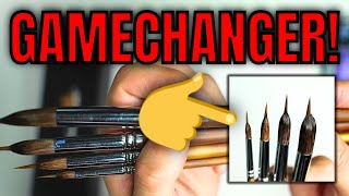 Game-changing Brush Design? Golden Maple Rigger Brush Set