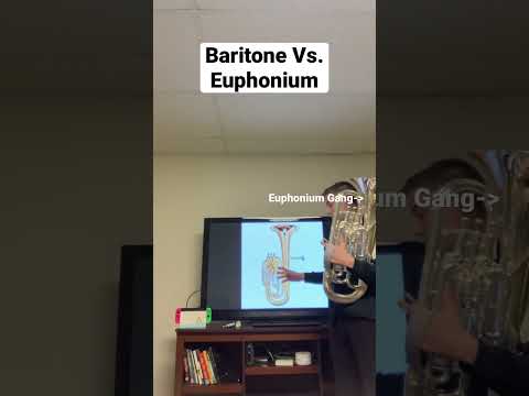 Baritone vs. Euphonium: How can you tell the difference? #music #baritone #euphonium
