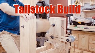 Treadle Lathe Build | Tailstock and first try at Woodturning