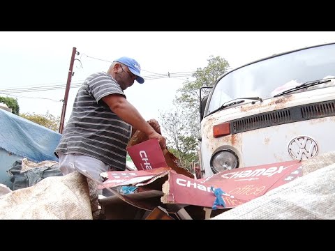 Vaquinha online tenta ajudar família que faz coleta de reciclagem em RC