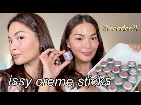 *NEW* ISSY CRÉME CHEEK STICKS 💖💜🩶 [Complete Swatches + Wear Test] • Joselle Alandy