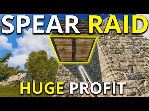 SOFT SIDE SPEAR RAIDING FOR INSANE PROFIT! - Rust Solo Survival Gameplay