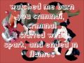 New Years Day The Arsonist Lyrics