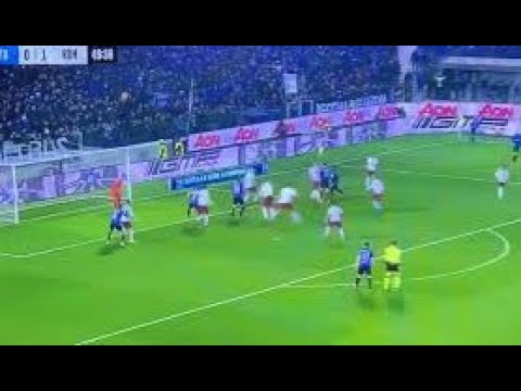 Jose Palomino goal scored in Atalanta - AS Roma 1-1 recorded by DRI