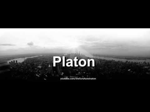 How to pronounce Platon in German