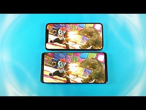 Samsung Galaxy S9 Plus vs iPhone X - Gaming Comparison!