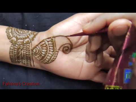 Creative stylish new mehndi design for front hand/ mehndi design /মেহেদি ডিজাইন।