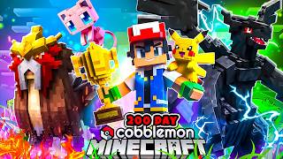 I Spend 200 Days in Cobblemon (Becoming the Ultimate Pokémon Master)