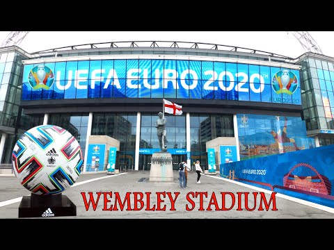 Wembley Stadium day before⚽ ENGLAND VS GERMANY | Euro 2020 | London Walk [4K]