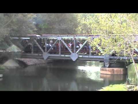 An Amazing Horn Show Between A Steam Engine and a Steam Boat at Disney's Magic Kingdom