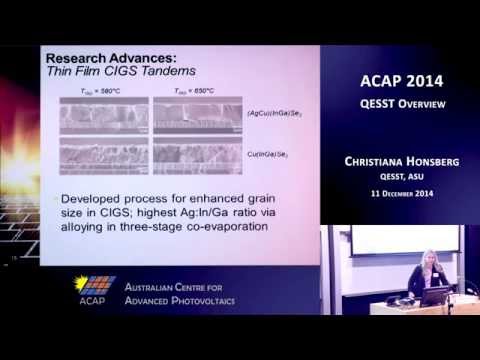 UNSW SPREE 201212-11 ACAP Chris Honsberg - QESST Overview