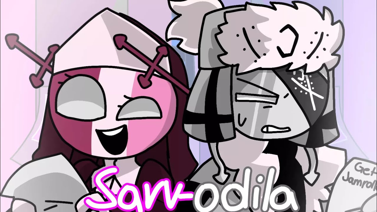 Sarv teaching Ruv to sing (Sarv-odila) //FNF ANIMATION//