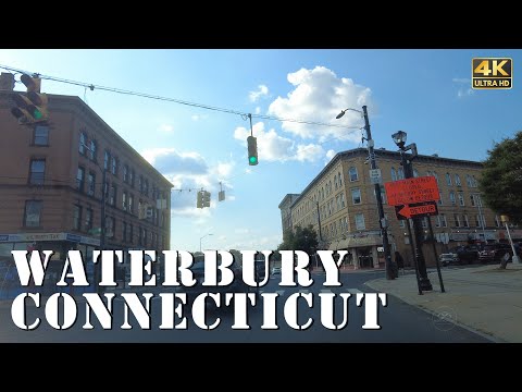 Waterbury, Connecticut - [4K] Hood Tour