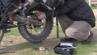 preview picture of video 'BMW F800GS - Early morning maintenance in Macedonia'