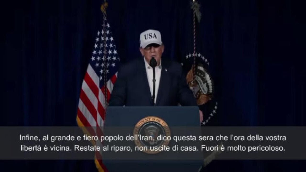 Attacco Iran, Trump: "L'ora della libertà degli iraniani sta per arrivare"