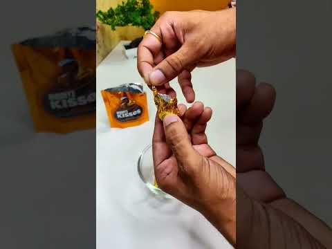 Hershey's Kisses Almond Chocolate #youtubeshorts #asmr #shortsvideo #viral #short #shorts