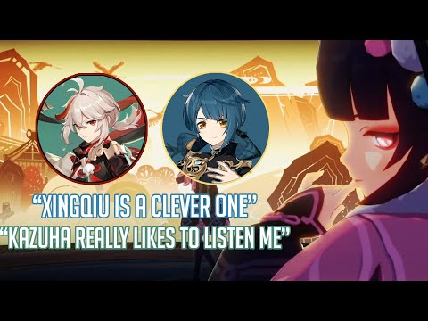 Yun Jin Talks About Kazuha and Xingqiu (ENG Version)