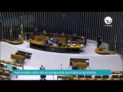 Aprovada volta da propaganda partidária gratuita - 07/10/21