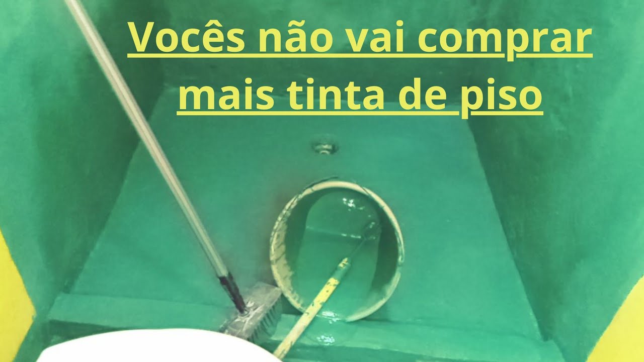 Tinta caseira impermeabilizante para pintar piso de banheiro calçada até Lage não compre mais tinta