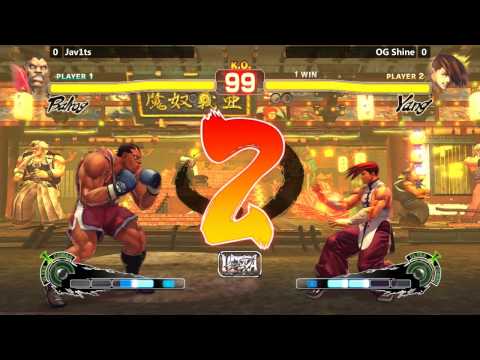 USF4 @ NLBC #127 - Jav1ts (Balrog) vs OG PXG Shine (Yang) [720p/60fps]