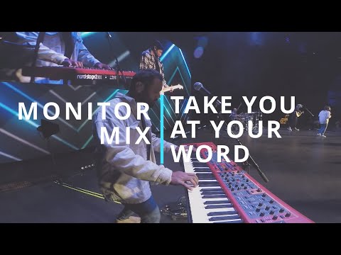 Take You at Your Word | Cody Carnes & Benjamin Hastings | Piano In ear Monitor Mix | LIVE CAM