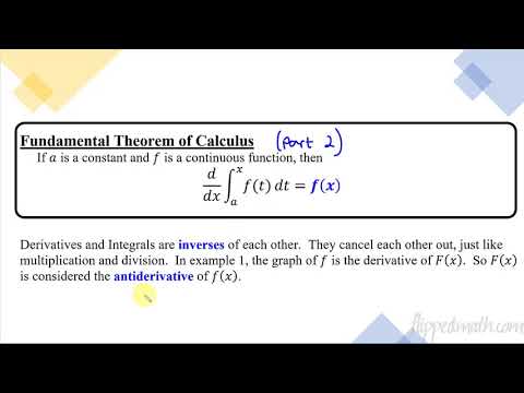 Calculus AB/BC – 6.4 The Fundamental Theorem of Calculus and Accumulation Functions