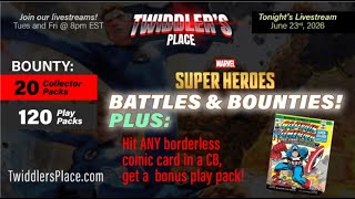 MARVEL COLLECTORS/PLAY PACKS! BATTLES & BOUNTIES! 6/23/26 #MTG #MSH #RIPNSHIP