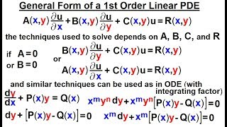 Math: Partial Differential Eqn. - Ch.1: Introduction (18 of 42) General Form of 1st Order Linear PDE