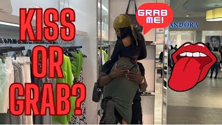 I did a KISS OR GRAB 🍑 Public Interview in ATLANTA! 😍Decatur girl was one of the HOTTEST grabs! 🥵😮‍💨