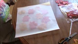 90-Fall Leaves SunCatcher Activity