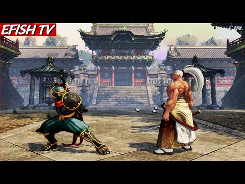 Hattori Hanzo vs Kibagami Genjuro (Hardest AI) - Samurai Shodown