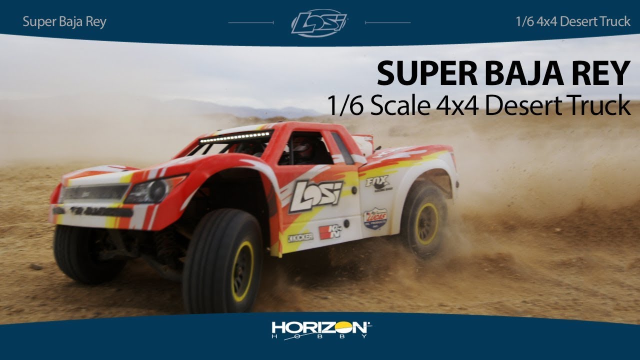 Losi Super Baja Rey 1:6 4WD RTR černá
