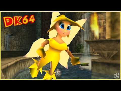 pov: You Stay the Night in Banana Fairy Island in Donkey Kong 64 🌧️ (+Music & Rain)