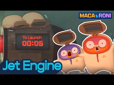 [MACA&RONI] Jet Engine | Macaandroni Channel | Cute and Funny Cartoon