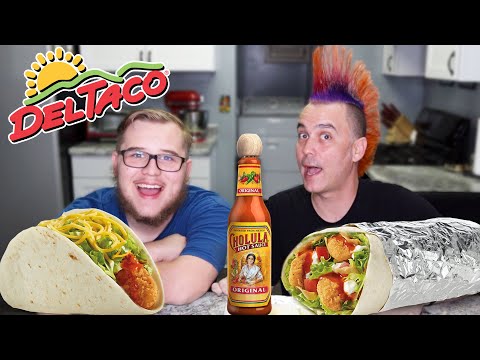 Del Taco's NEW Cholula Crispy Chicken Taco and Cholula...