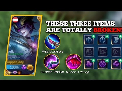 DYRROTH OP MECHANICS TRY ABUSING THIS BRUTAL CRITICAL ONE SHOT BUILD | BROKEN BUILD - MLBB