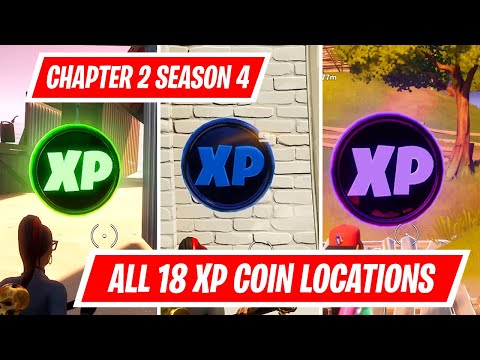 All 18 Season 4 XP Coin Locations in Fortnite (Week 1-2) - Fortnite Chapter 2 Season 4