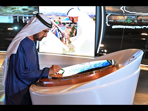  صاحب السمو الشيخ محمد بن راشد آل مكتوم - محمد بن راشد يدشّن أكبر مشروع للطاقة الشمسية المركّزة على مستوى العالم