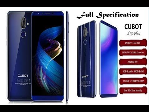 CUBOT X18 Plus - 5.99 inch l Android 8.0 l 4GB RAM + 64GB ROM l 4000mAh Battery