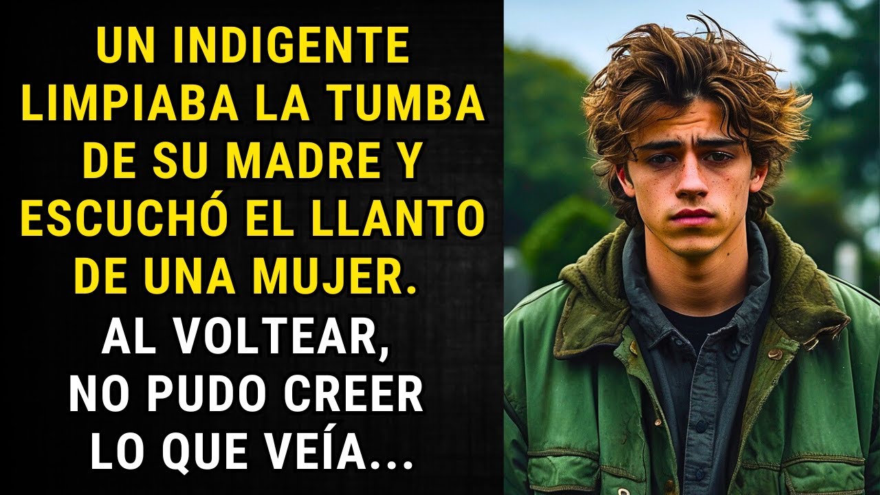 UN INDIGENTE ESCUCHÓ UN LLANTO MISTERIOSO EN LA TUMBA DE SU MADRE. SE VOLVIÓ Y...