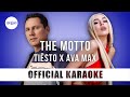 Tiësto x Ava Max - The Motto (Official Karaoke Instrumental) | SongJam