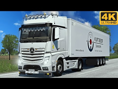 4K | ETS2 1.44 | Promods | Mercedes Actros MP4 | Warszawa 🇵🇱 󠁧󠁢󠁳󠁣 - Grudziądz 🇵🇱