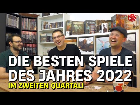 Die BESTEN Brettspiele im 2. Quartal 2022 von Carl, Flo & Ben - alte & neue Highlights & Perlen!
